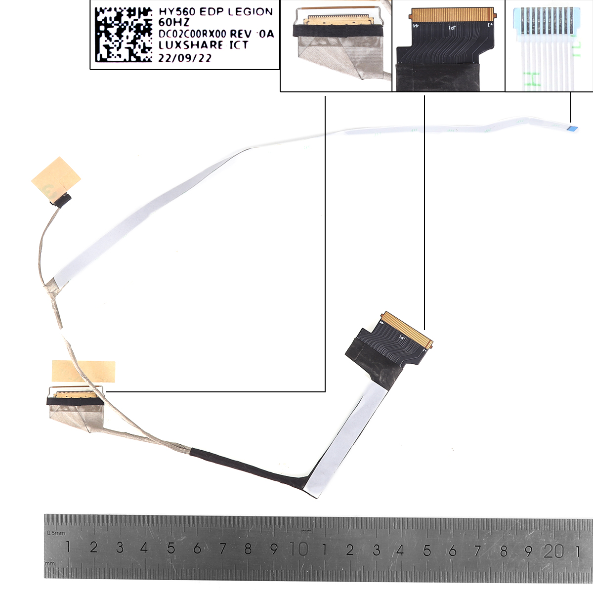 Picture of New LCD Display Screen Cable Replacement  For Lenovo Y7000 Y7000P R7000 R7O00P Legion 5-15ACH6H 5-15ACH6 5-15ACH6A 2021 30pin